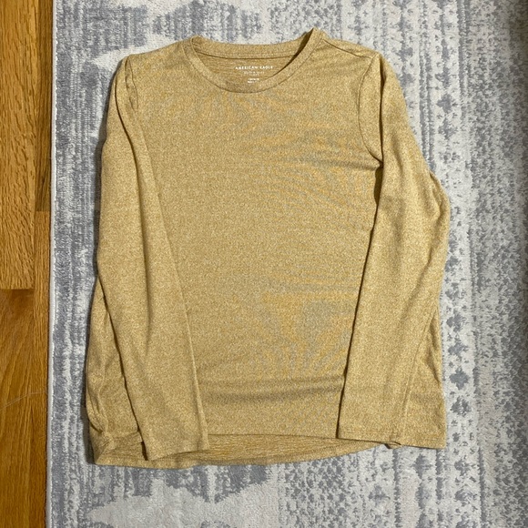 Yellow long sleeved American Eagle top - Picture 1 of 3